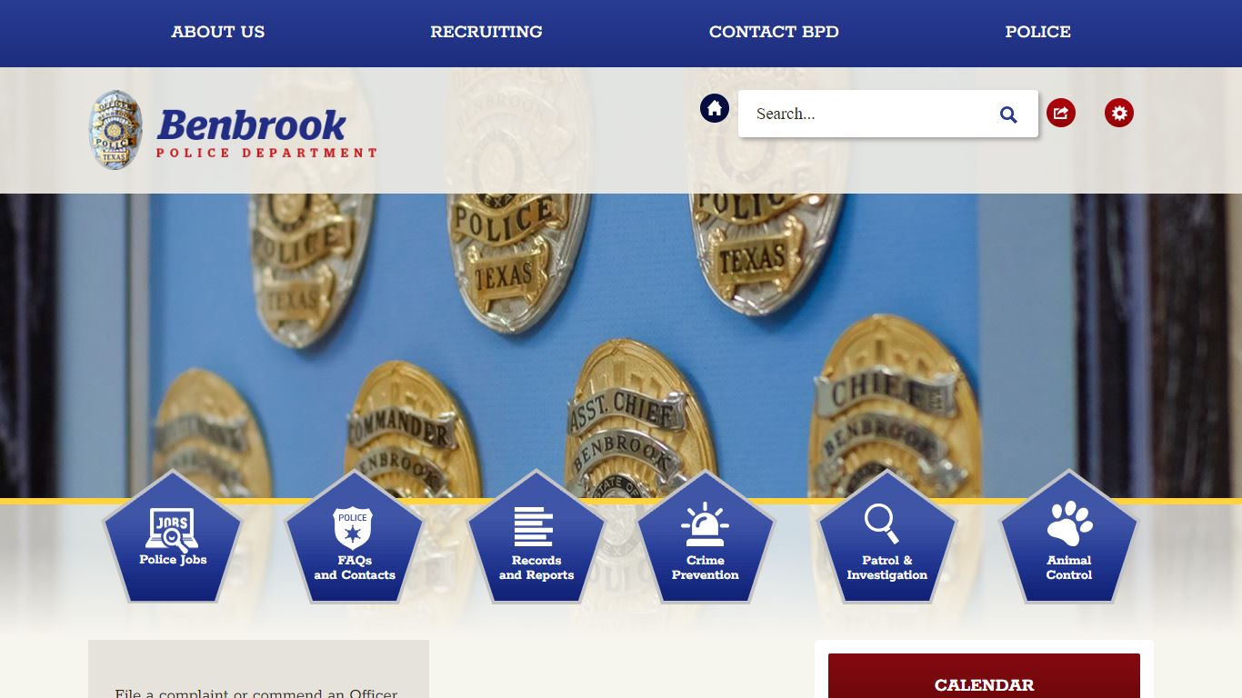 Police | Benbrook, TX - Official Website